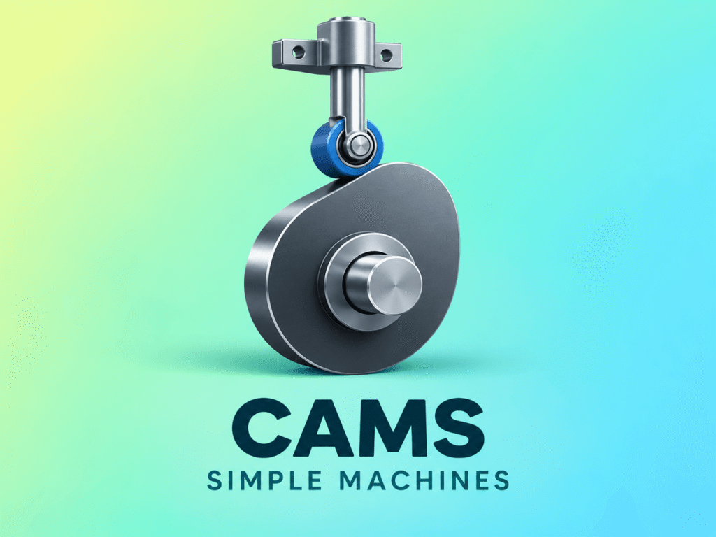 Cams Main metallic mechanism illustration